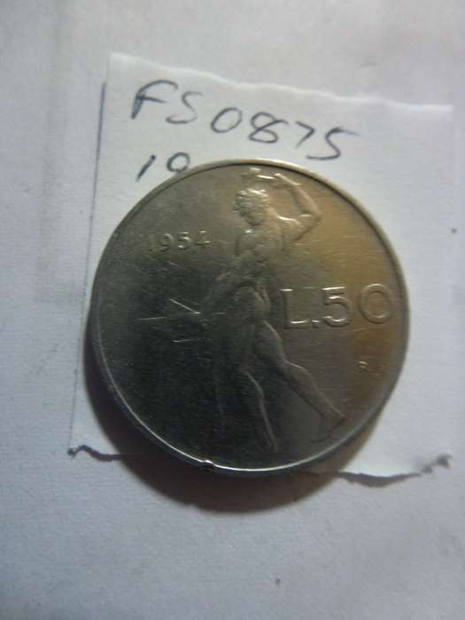 1954 Italy 50 lira