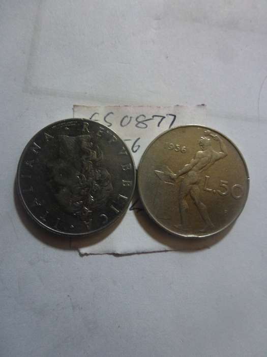 1956 Italy 50 lira