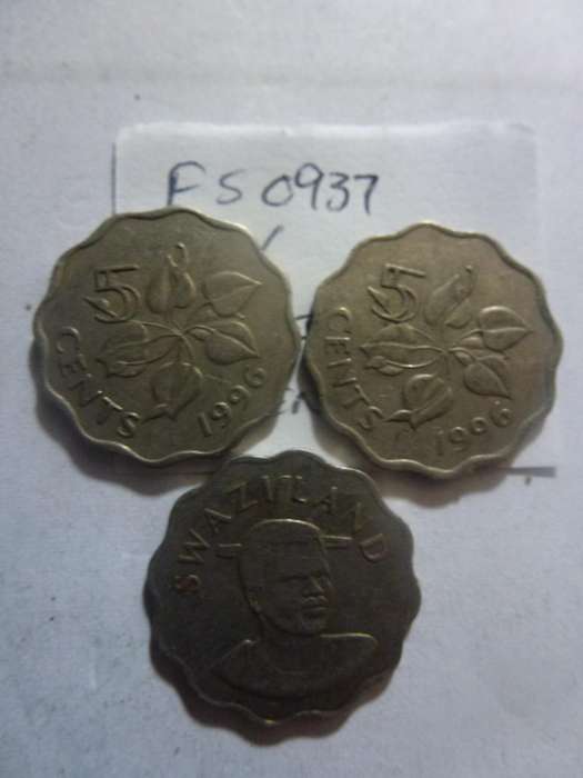 1996 Swaziland 5 cent
