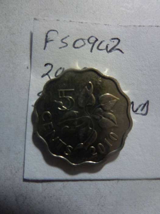 2010 Swaziland 5 cent