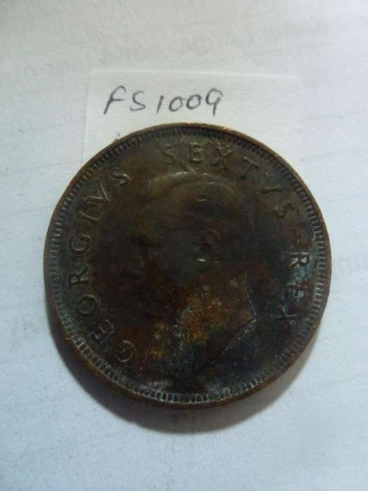 1950 Union of South Africa 1 penny