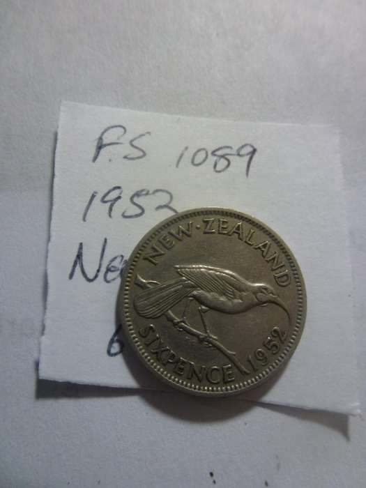 1952 New Zealand 6 pence