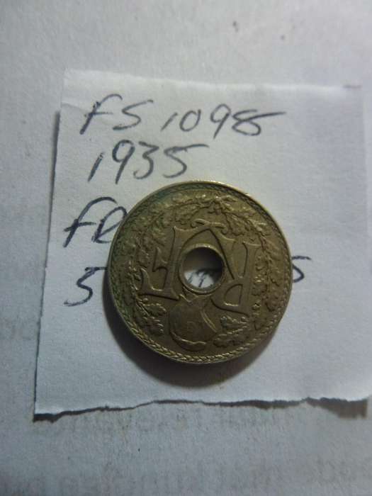 1935 France 5 centimes