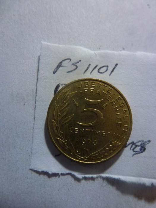 1978 France 5 centimes