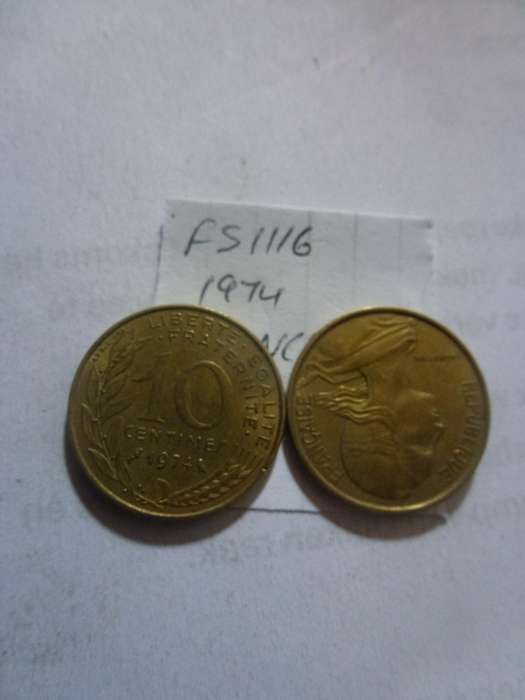 1974 France 10 centimes