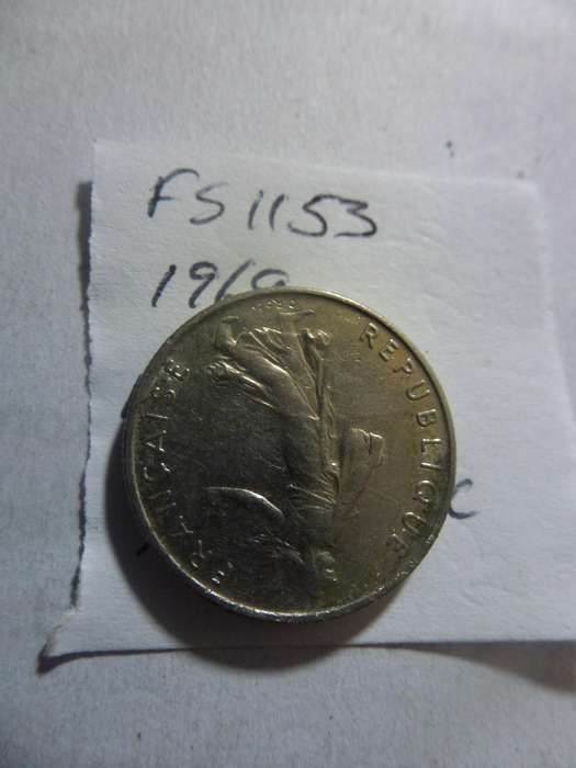 1969 France 1/2 franc