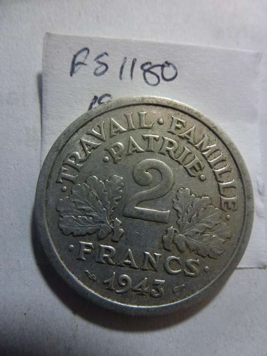 1943 France 2 franc
