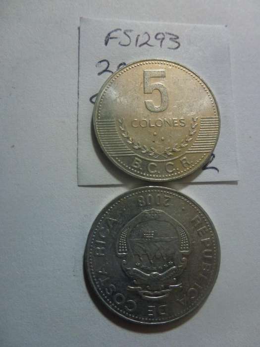 2008 Costa Rica 5 colones