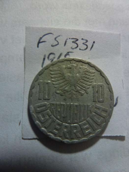1965 Austria 10 groschen