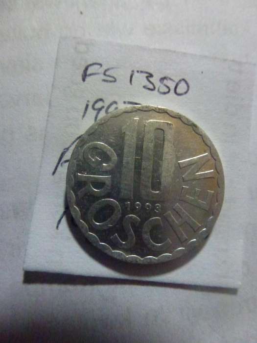 1993 Austria 10 groschen