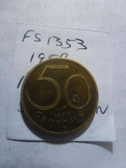 1959 Austria 50 groschen