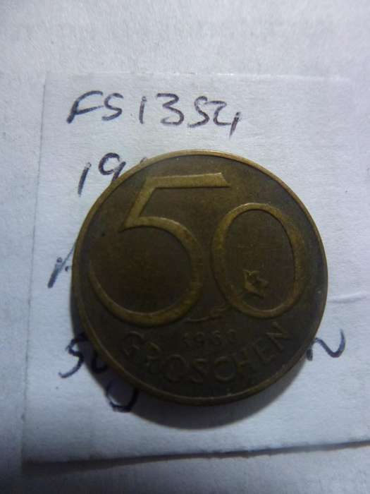 1960 Austria 50 groschen