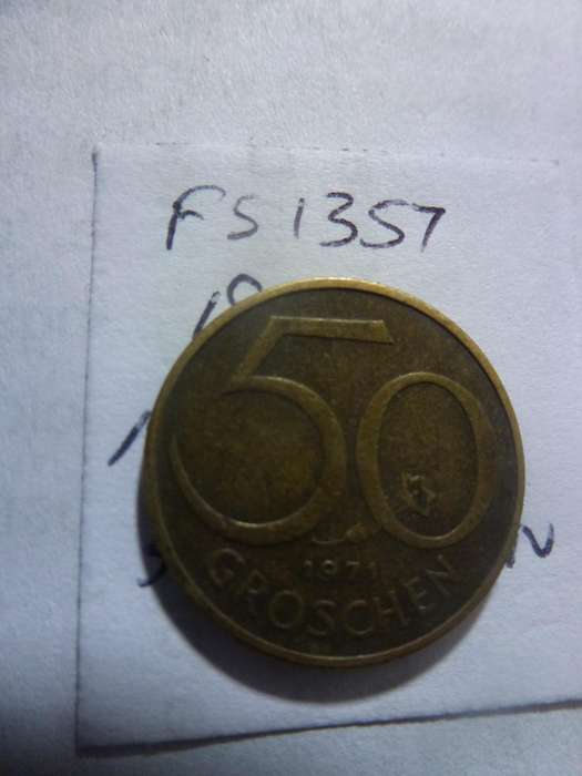 1971 Austria 50 groschen