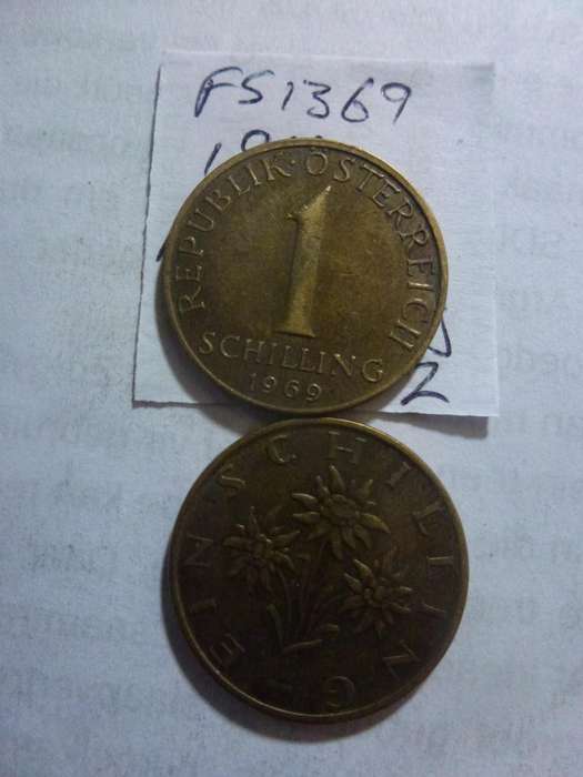 1969 Austria 1 schilling