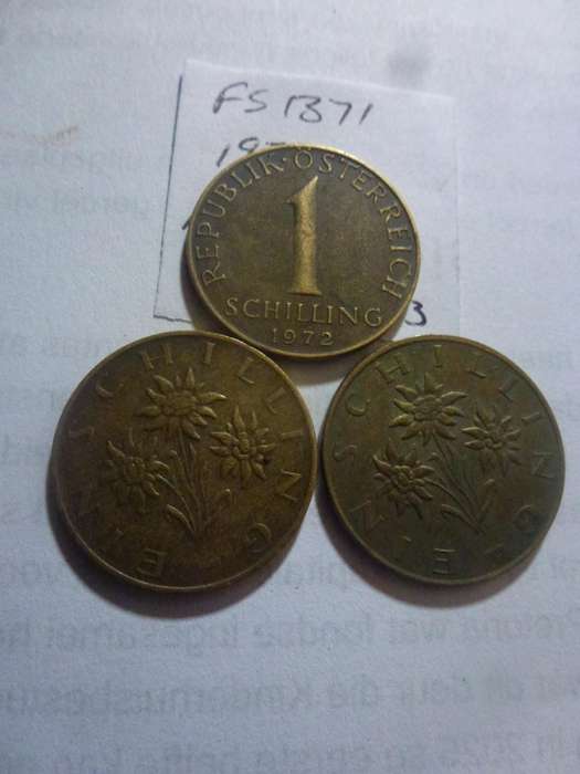 1972 Austria 1 schilling