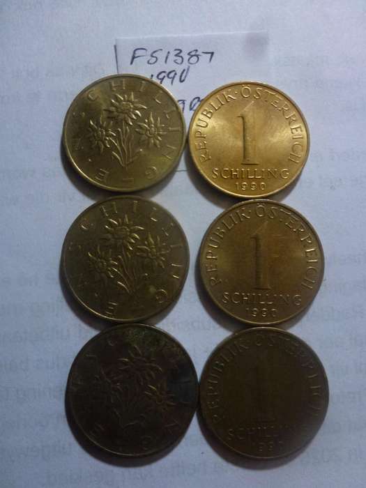 1990 Austria 1 schilling