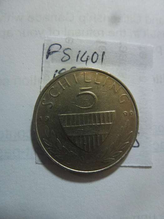 1990 Austria 5 schilling