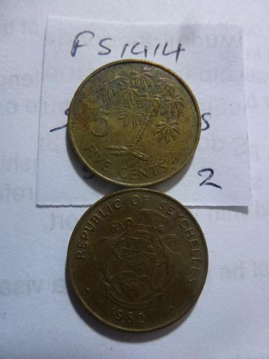 1982 Seychelles 5 cent