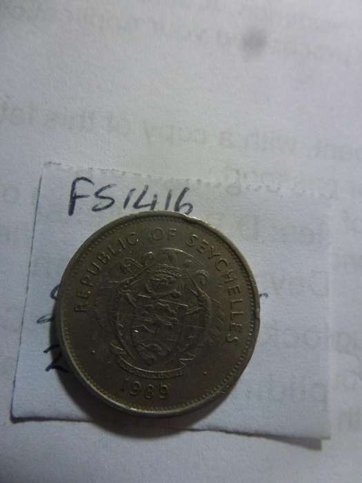1989 Seychelles 25 cent