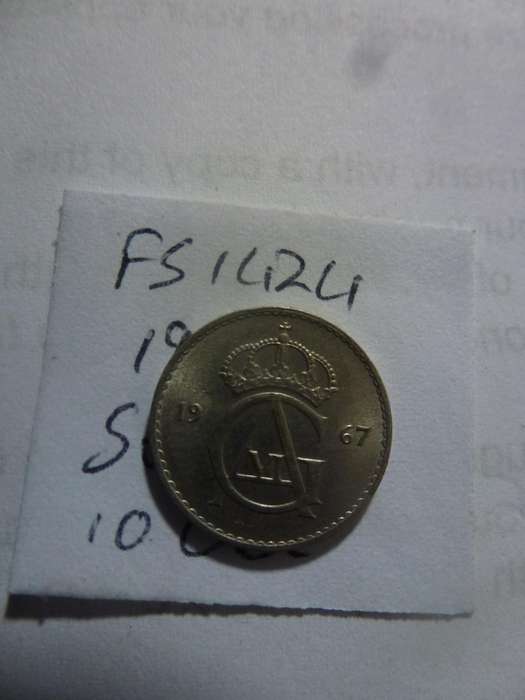 1967 Sweden 10 ore