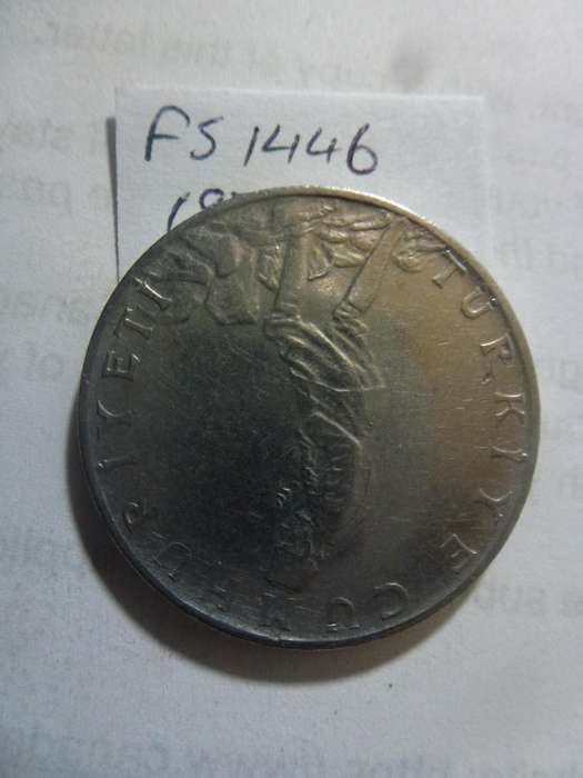 1972 Turkey 2 1/2 lira