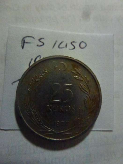 1977 Turkey 25 kurus