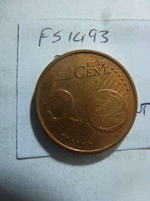 2002 Ireland 5 euro cent