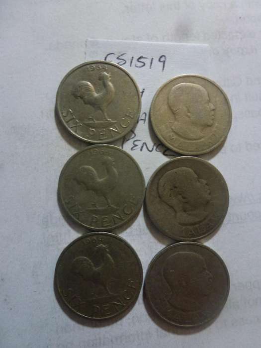 1964 Malawi 6 pence
