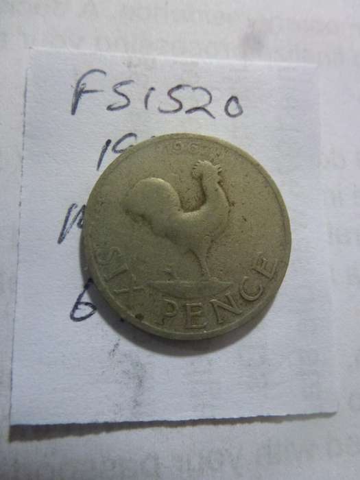1967 Malawi 6 pence