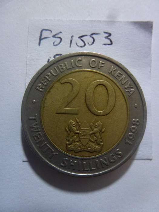 1998 Kenya 20 shilling