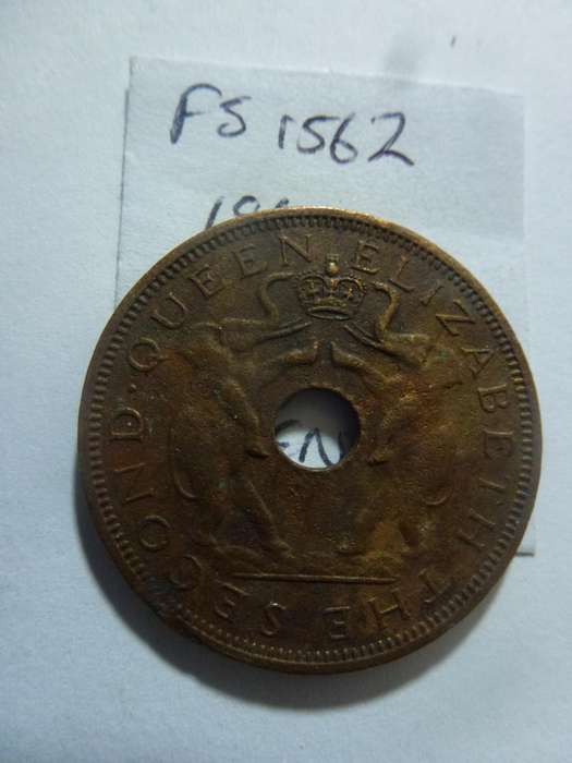 1962 Rhodesia and Nyasaland 1 penny