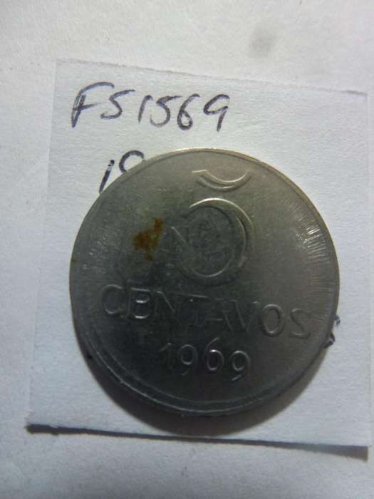 1969 Brazil 5 centavos