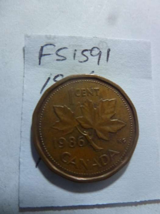 1986 Canada 1 cent
