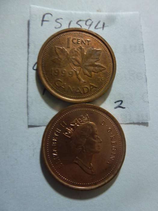 1999 Canada 1 cent
