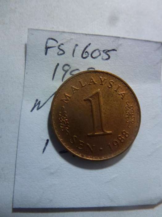 1988 Malaysia 1 sen