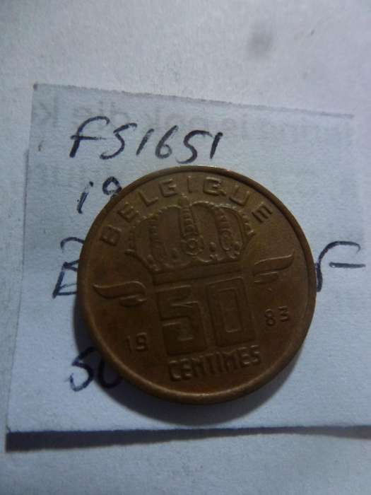 1983 Belgium 50 centimes French