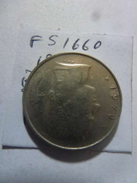 1970 Belgium 1 franc Dutch