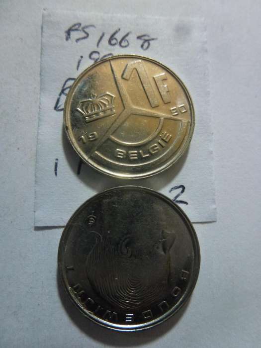 1990 Belgium 1 franc Dutch