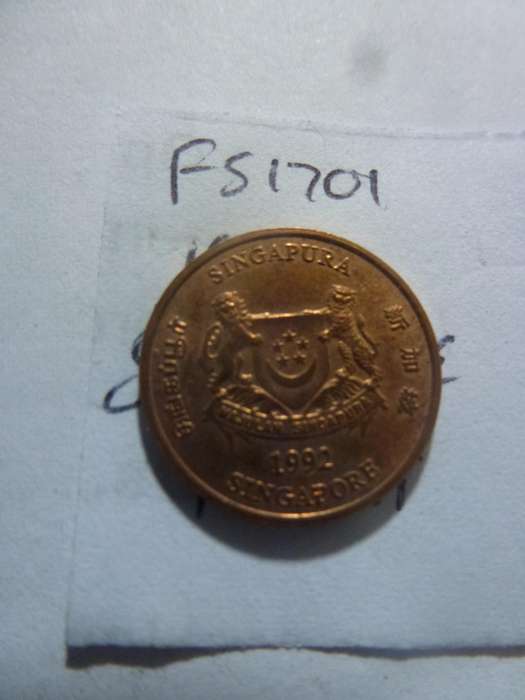 1992 Singapore 1 cent