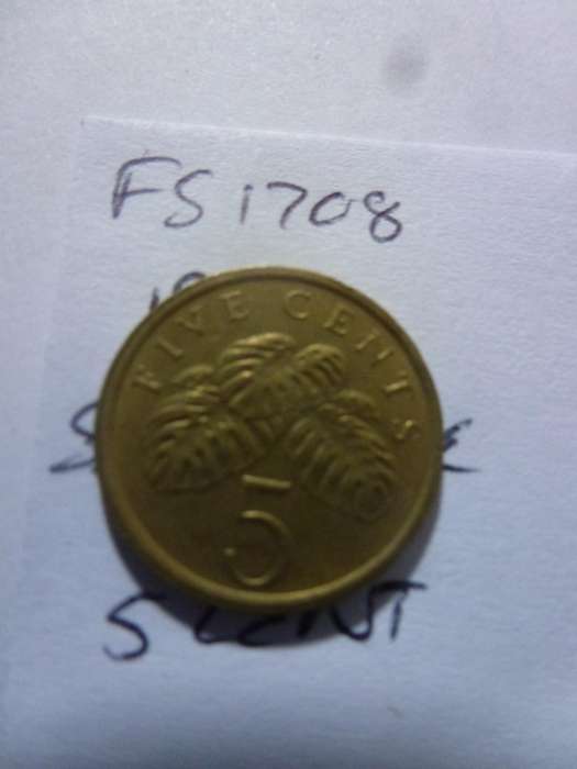 1986 Singapore 5 cent