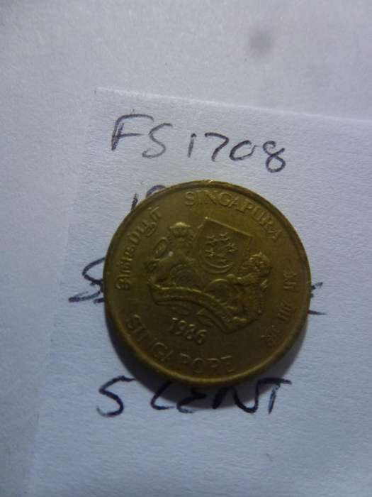1986 Singapore 5 cent