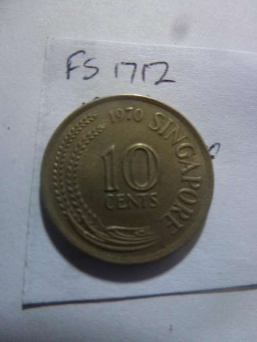 1970 Singapore 10 cent