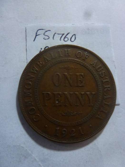 1921 Australia 1 penny