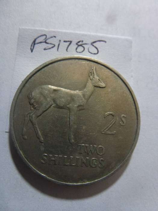 1964 Zambia 2 shilling