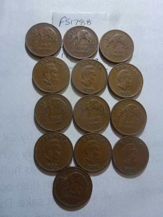 1972 Zambia 1 ngwee