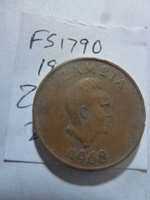 1968 Zambia 2 ngwee