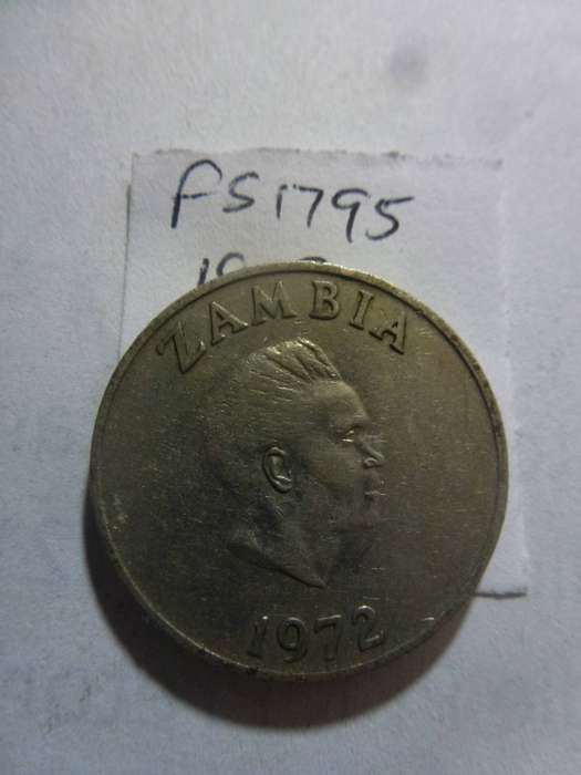 1972 Zambia 10 ngwee