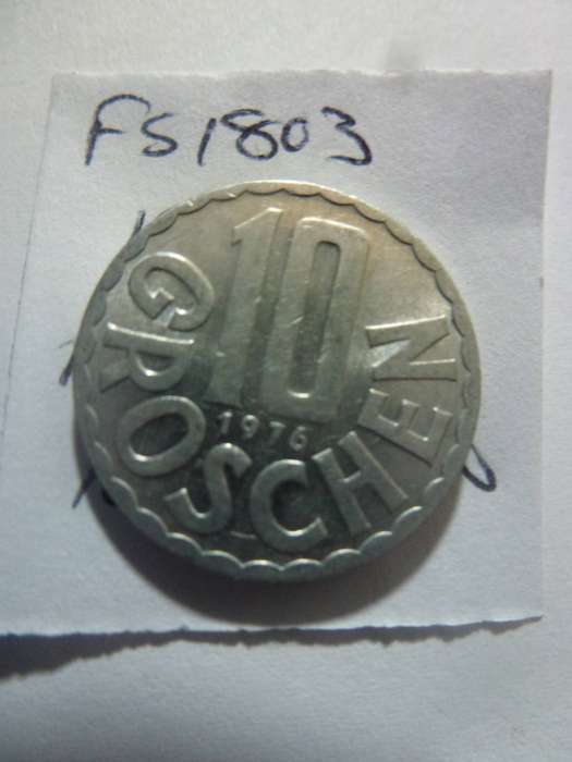 1976 Austria 10 groschen