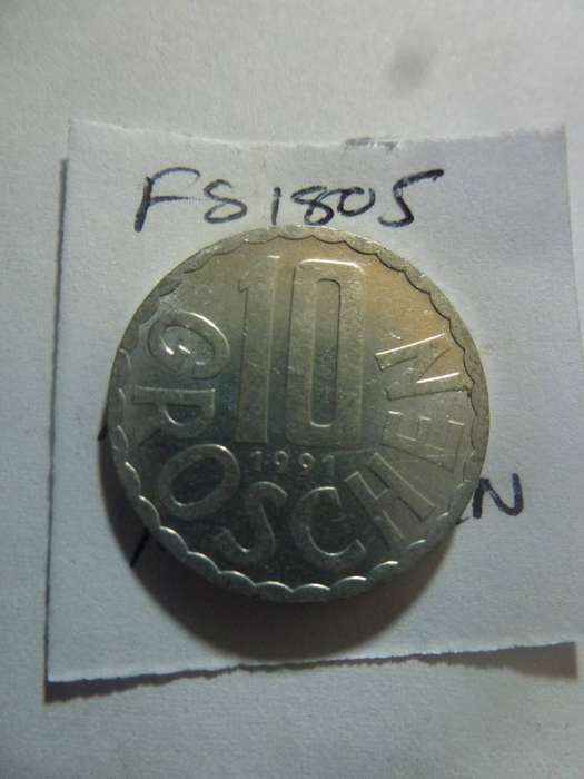 1991 Austria 10 groschen