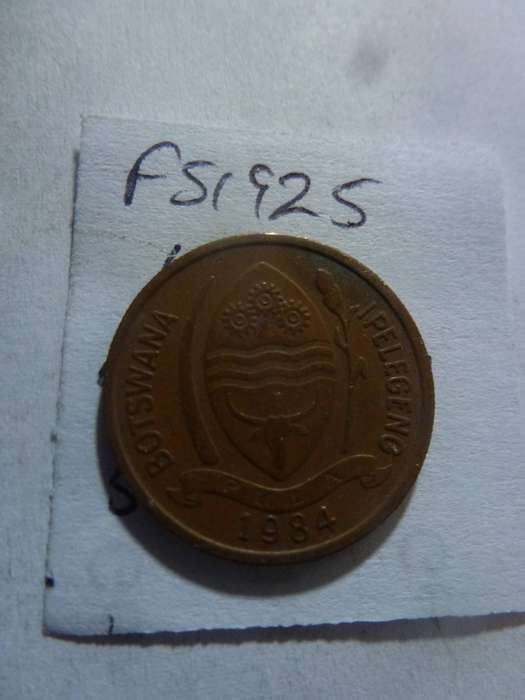 1984 Botswana 5 thebe